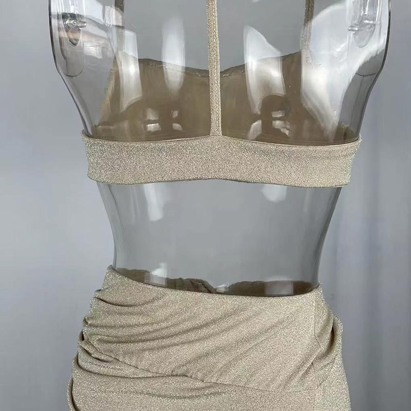 Sleeveless Two Piece Skirt