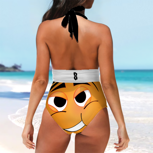 PEACHY Tankini Halterneck One Piece
