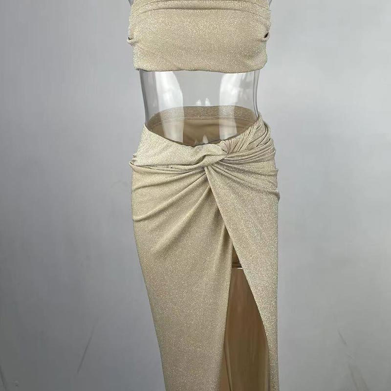 Sleeveless Two Piece Skirt