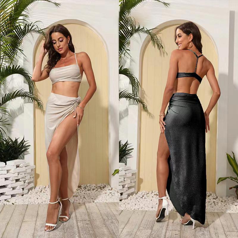 Sleeveless Two Piece Skirt