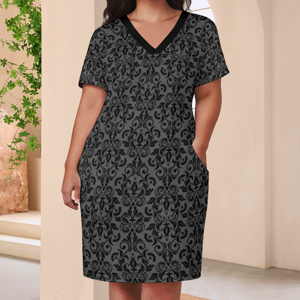 CLASSY GOTH Sundress with Pockets