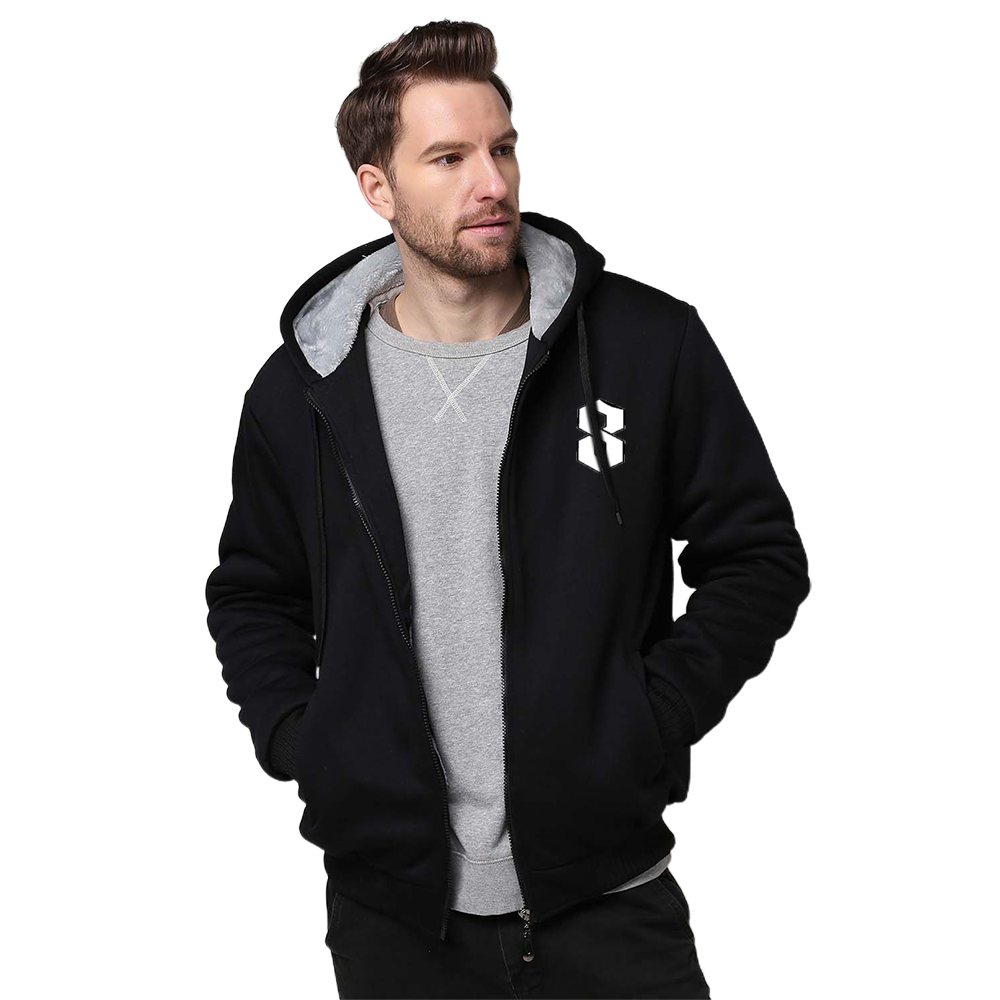 Crazy 8s Thick Plush Zip Hoodie