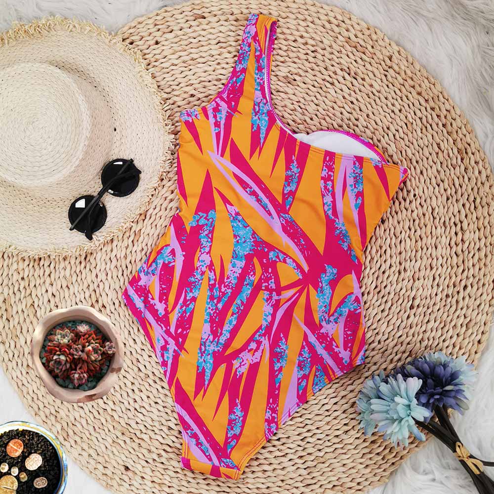 One Shoulder Sling Swimsuit Secondary Sexy Bikini