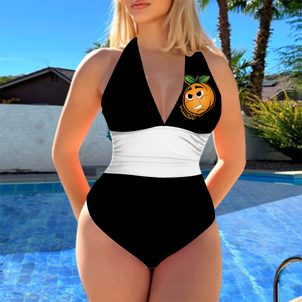 PEACHY Tankini Halterneck One Piece