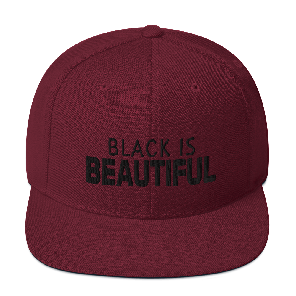 "BLACK IS BEAUTIFUL" Snapback Hat