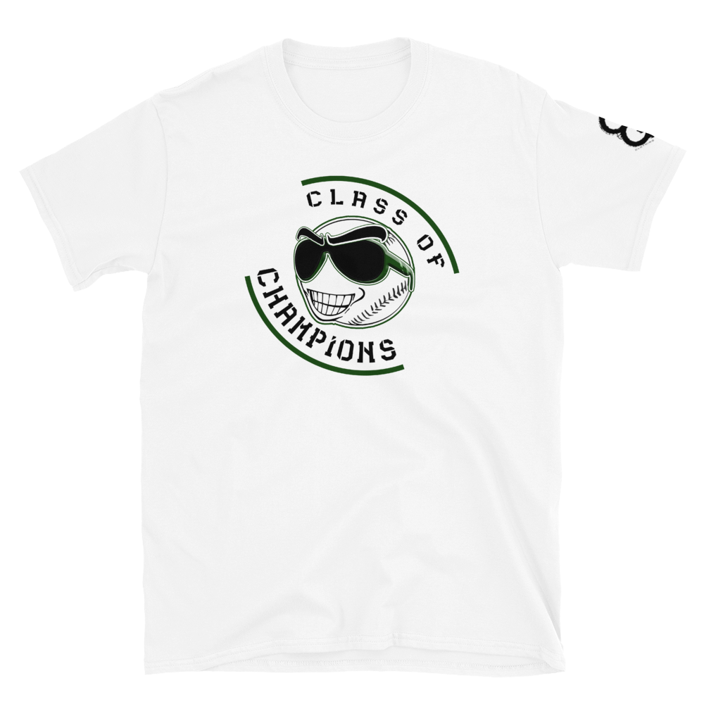 "CLASS OF CHAMPS" White Unisex T-Shirt
