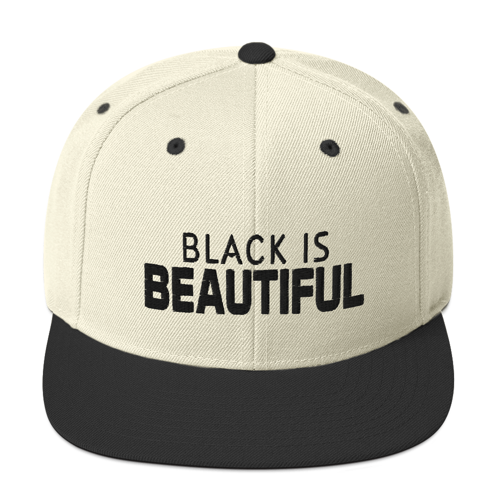 "BLACK IS BEAUTIFUL" Snapback Hat