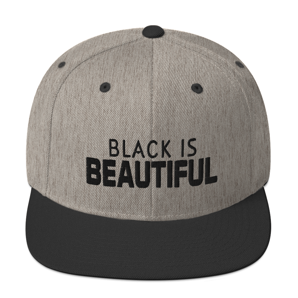 "BLACK IS BEAUTIFUL" Snapback Hat