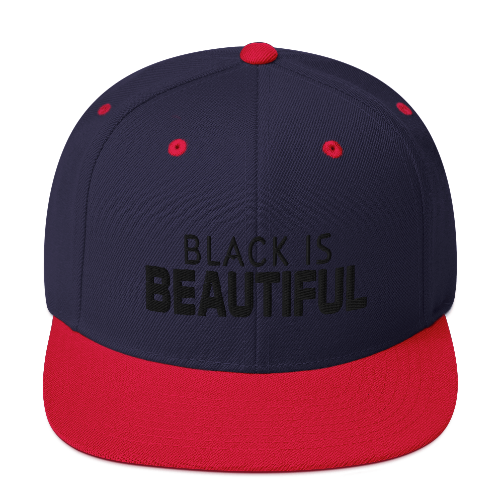 "BLACK IS BEAUTIFUL" Snapback Hat