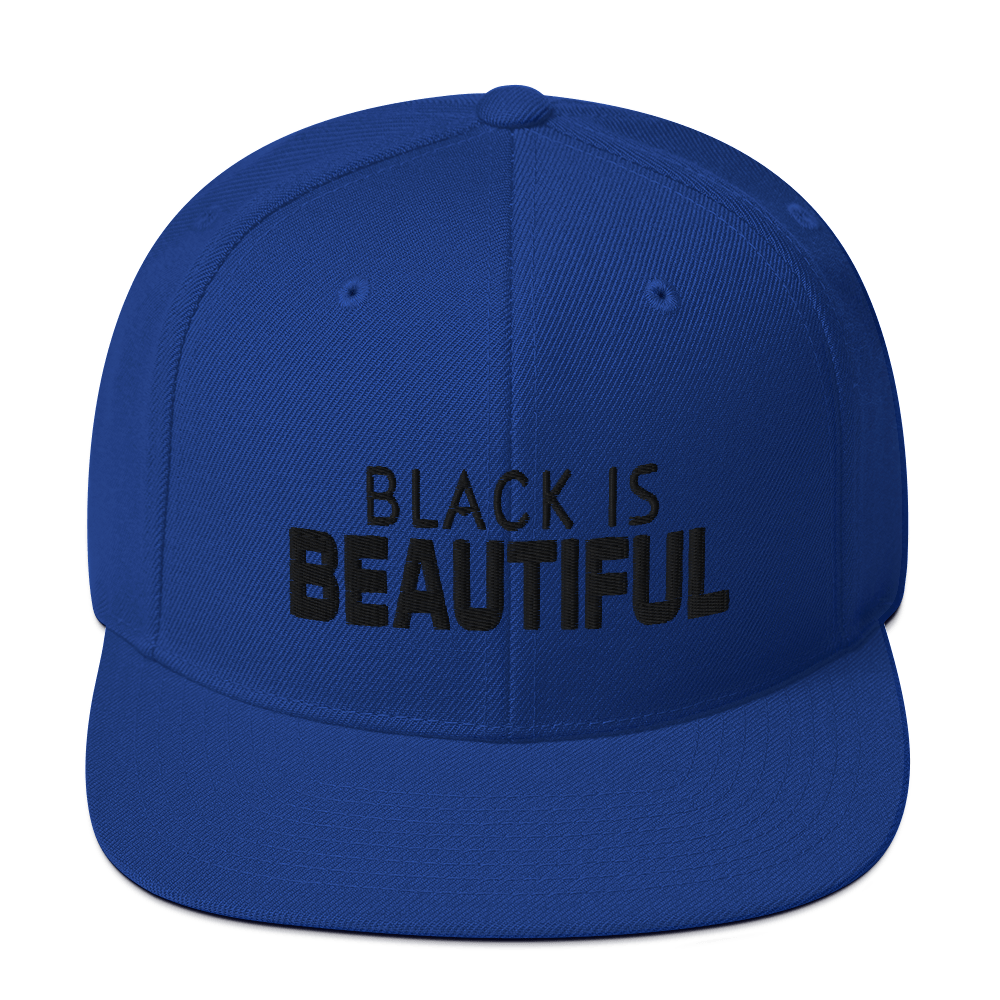 "BLACK IS BEAUTIFUL" Snapback Hat