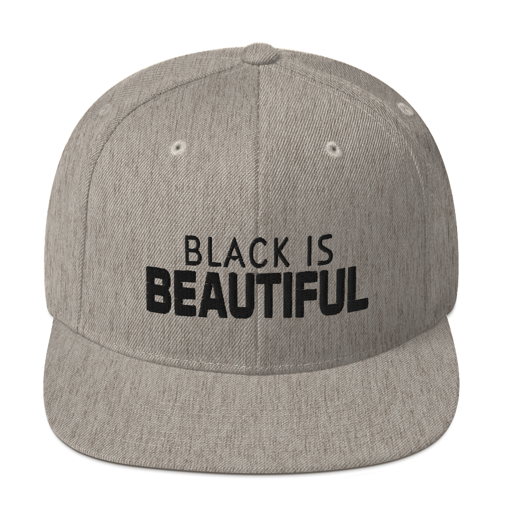 "BLACK IS BEAUTIFUL" Snapback Hat