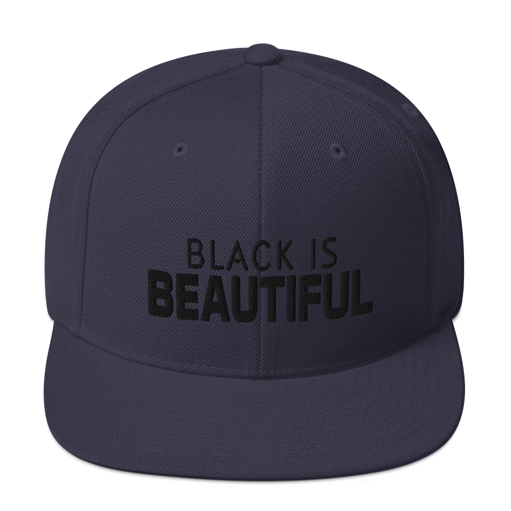 "BLACK IS BEAUTIFUL" Snapback Hat