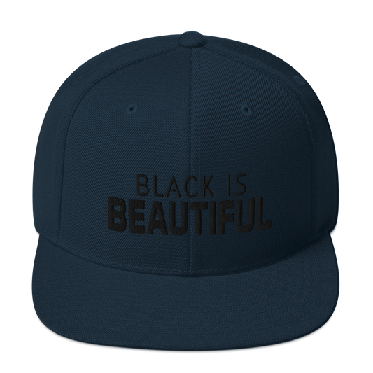 "BLACK IS BEAUTIFUL" Snapback Hat