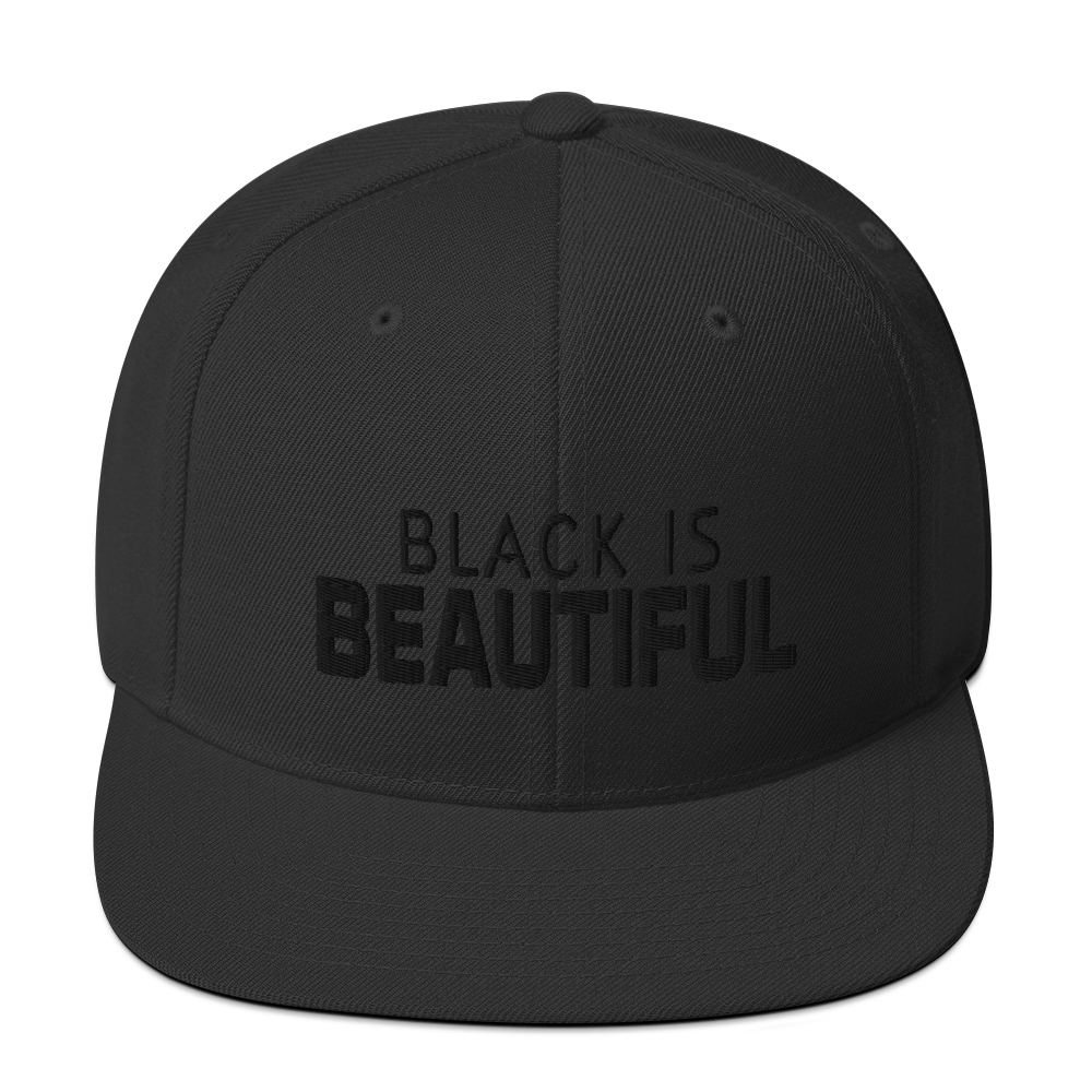 "BLACK IS BEAUTIFUL" Snapback Hat