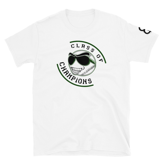 "CLASS OF CHAMPS" White Unisex T-Shirt