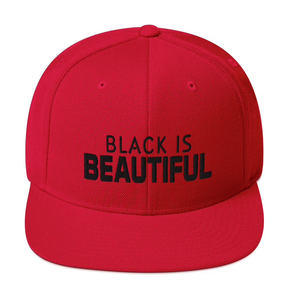 "BLACK IS BEAUTIFUL" Snapback Hat