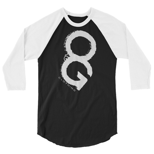 "OG BRAND" 3/4 sleeve raglan shirt