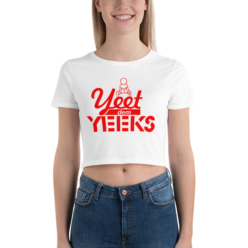 "YEEKS" Women’s Crop Tee